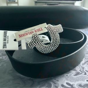 NWT- True Religion Rhinestone Belt
